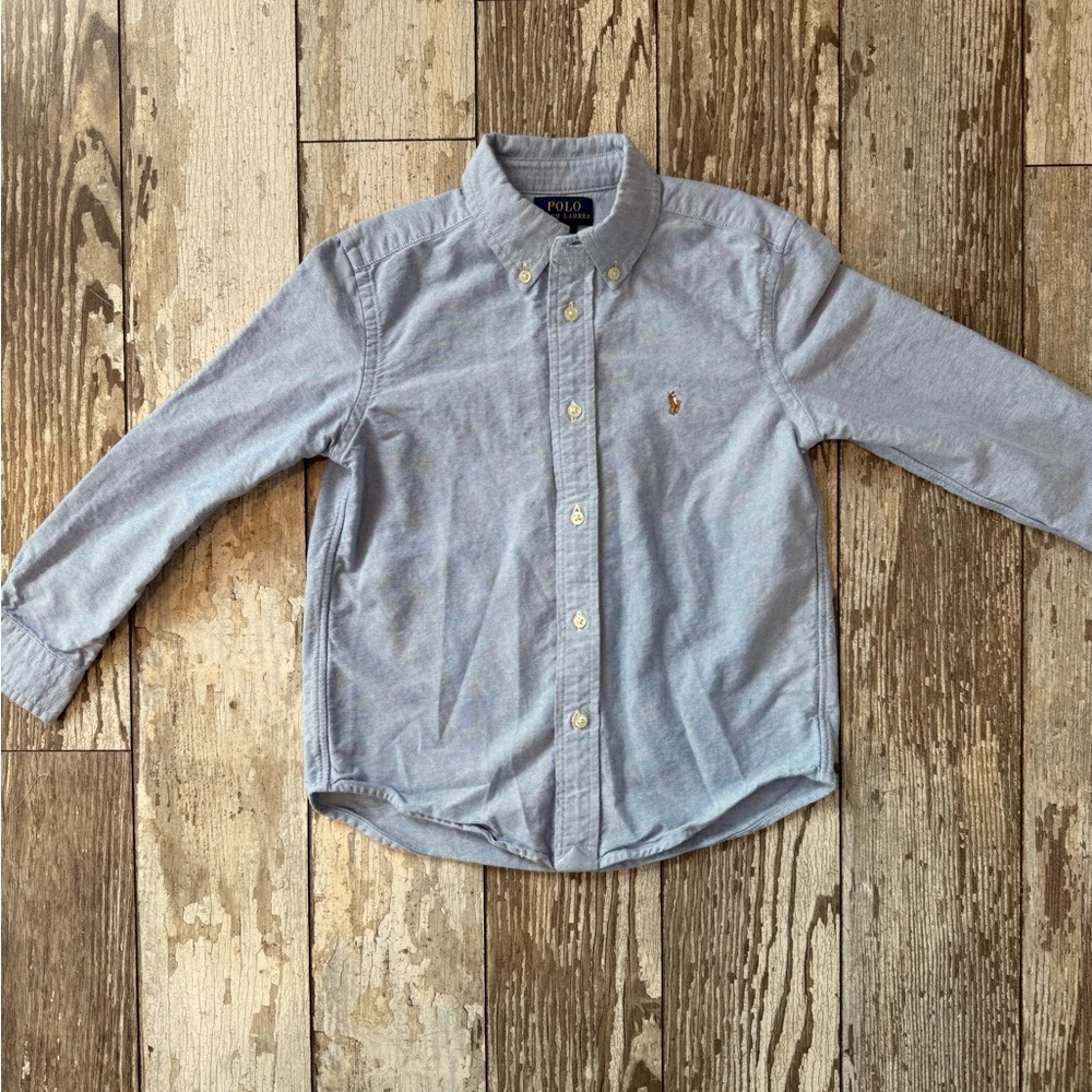 Polo by Ralph Lauren Kids Blue Button Down Shirt